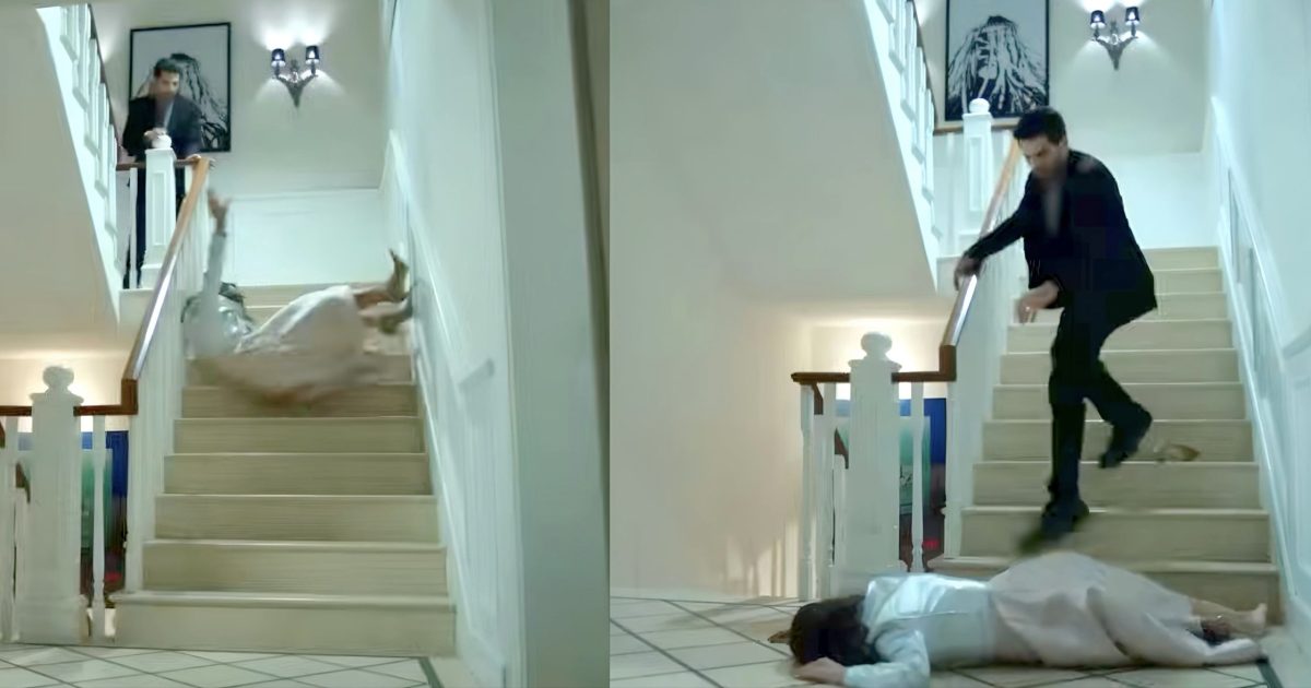 Endless Love, spoiler seconda stagione: Nihan perde l’equilibrio e cade dalle scale dopo essere stata afferrata con forza da Emir. Un momento drammatico che cambia tutto.