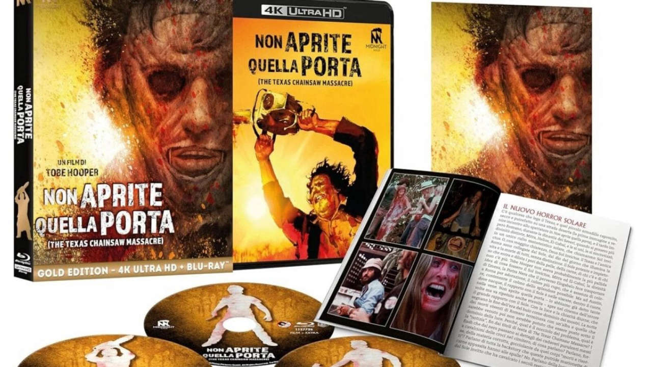 Non aprite quella porta: l’edizione 50° Anniversario in 4K UHD e 2 Blu-ray è disponibile in offerta su Amazon.