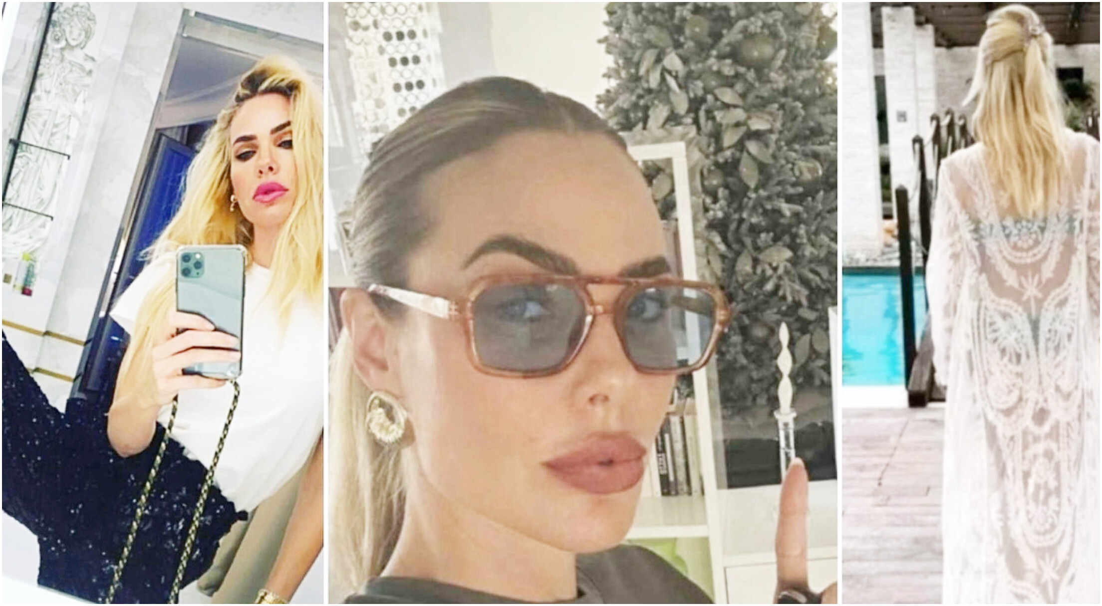 Ilary Blasi presenta la sua villa di lusso all’Eur: piscina, campi da tennis e caveau blindato